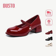 DUSTO Mary Jane Women's Shoes - Sweet Leather Thick Heel High Heels DW25C0604A