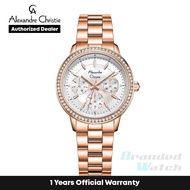 [Official Warranty] Alexandre Christie 2A53BFBRGSL Women's Silver Dial Stainless Steel Steel Strap Watch