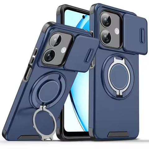 For OPPO F31 A3X A40 A6 A60 A5X A5/Reno 13F 14F 14/Realme 14 15 Pro Magnetic charging slide cover ri