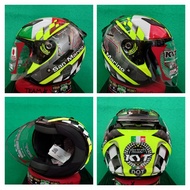 HELM KYT GALAXY SLIDE MOTIF#SAN MARINO/YELLOW FLUO/BLACK - VIOLENC STORE