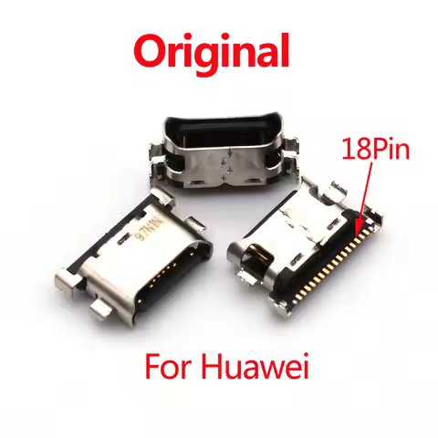 2-10Pcs Original Type C USB Charging Port Dock Plug Connector Socket For Huawei Matebook D14 D15 Boh
