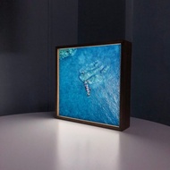 【空拍攝影 / 實木燈箱】離地飛行 (Loca)