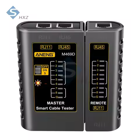RJ45 RJ11 Cable Lan Tester Network Cable Tester Ethernet Connection UTP LAN Cable Tester Networking 