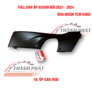 Dàn Áo Vision Đen Nhám Tem Vàng Đời 2021 Zin Hãng Honda