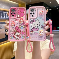 Casing Redmi Note 10S / Note 10 4G / POCO M5S TPU 3D kartun patung kasus telefon bimbit XXTYGZ1