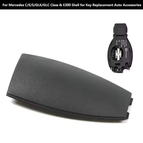 Car Key Rear Cover Replacement Accessories for Mercedes Benz S300 S350 E260 C200 GLK300 ML350 B200 K
