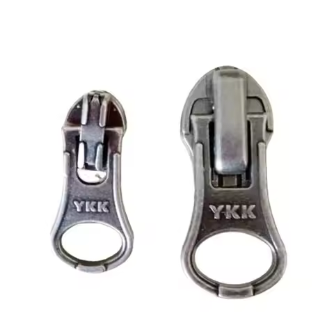 10pcs/Lot 3# 5# YKK Metal Antique Silver Reverse Slider Mount Nylon Coil Waterproof Zipper CN Ski Ja