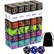 MTG Dice Counter Ability Keyword MTG Token Shield Life Counter Dice Set for Magic the Gathering TCG 