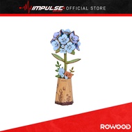 Robotime Rowood Flower Series TW141 - Blue Hydrangea