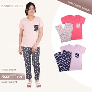Noonie - Ladies Terno (S-2XL) - Cotton T shirt &amp; Pajama Set - Sleepwear for Women - Quality Pambahay Plus Size