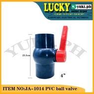 PVC BALL VALVE PLAIN BLUE SOLD PER PIECE ( 3 INCH and 4 INCH )