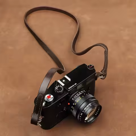 Handmade Genuine Leather Camera Strap Shoulder Sling Belt Compatible For Sony A7C A9 II A7R4 Nikon L