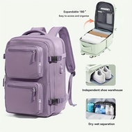 16 Inch Waterproof Travel Backpack | 36-55L Unisex Laptop Bag for Leisure Travel