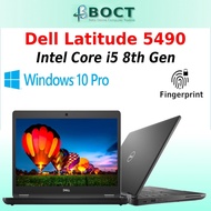 Refurbished Dell Latitude 5490 / Intel Core i5 8th Gen / 14" Full HD screen / Fingerprint / Windows 