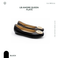 LA BELLA รุ่น LB AMORE QUEEN FLATS - BLACK