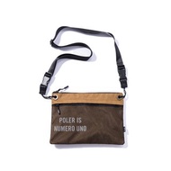 日本限定 POLER X-CLOTH SACOCHE 隨行包 / 狼棕