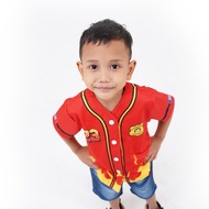 RZQKIDS / Radiator Springs 23 / Baseball Series / Kids Jersey / Streetwear / Retro / Ages 1-10 Years