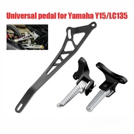 Yamaha Y15ZR Y16ZR LC135 ALLOY Bracket Exhaust + Footrest Pemijak Kaki Step Footrest Belakang Set Ek