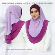 🌸TUDUNG WARDINA SAIZ M🌸 TUDUNG 3 LAYER. BRAND EZZUFIRDA