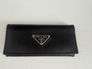 PRADA Saffiano 黑色鎖匙包