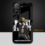 HP Glitter Glass Phone Case For POCO C71 - POCO C71 Phone Case - K56