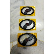 PERODUA FRONT REAR EMBLEM LOGO BADGE MATTE FLAT BLACK 75431-BZ030 75311-BZ220 75311-BZ330 75431-BZ07