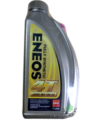 ENEOS น้ำมันเครื่องมอเตอร์ไซด์ 4T Fully Synthetic 5W-40, น้ำมันเครื่องมอเตอร์ไซด์, น้ำมันเครื่องจักรยานยนต์ ขนาด 1ลิตร
