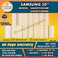UA50F5505AR / UA50F5500AR SAMSUNG 50" LED TV BACKLIGHT(LAMPU TV) SAMSUNG 50 INCH LED TV ua50f5505 ua50f5500