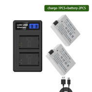 Puantes LP-E8/E8 แบตเตอรี่กล้อง + เครื่องชาร์จ USB LCD 2 ช่องสําหรับ Canon Canon EOS 550D / EOS 600D