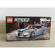 LEGO 76917 Speed Champions 2 Fast 2 Furious Nissan Skyline GT-R (R34) 2 Fast 2 Furious Car