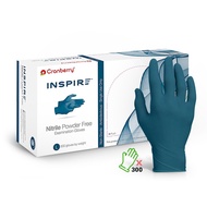 Cranberry INSPIRE™ Nitrile Powder Free Examination Gloves 300'S