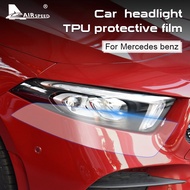 TPU for Mercedes Benz W205 W212 W213 W177 W166 GLC X253 GLA X156 Accessories Car Headlight Protective Film Anti Scratch