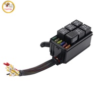Local delivery Automotive Relay Box Prewired 12V Waterproof Relay Block 6 6 Relay Panel Universal Fo