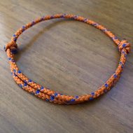 Gelang Tali Prusik Warna Orange Ungu