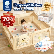Playpen Baby Playpen Baby Foldable pagar baby safety murah kandang baby playmat baby cage 圍欄 兒童