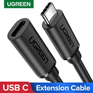 UGREEN 0.5Meter USB C Extension Cable Type C Extender Cord Male to Female Compatible with Thunderbolt 3 for Nintendo Switch, Apple Macbook Pro, Google Pixel 2 XL, Samsung Galaxy Note 8 S8 Plus S9,Huawei mate10 - intl