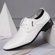 Pormal shoes for men Formal shoes for men 2021 New Large Men's Shoes Summer Leather Shoes Men's Business Shoes Small White Shoes Versatile Wedding Shoes