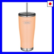 【Direct from Japan】[ICON SERIES] Thermos Straw Tumbler, 710ml, Cold Insulation Only, Melon Design, A