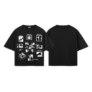 WRLDSTUDIOS_ Boxy Fit Oversized Mindscape Kaos Oversize Unisex Cotton Combed 220gsm