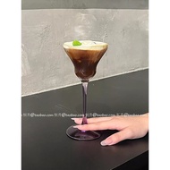 Niche Artistic Arc Margarita Purple Goblet Slightly Drunk Cocktail Mojito Glass Juice Glass