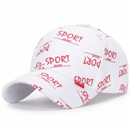 Topi Sport Pria Baseball - Hitam Putih