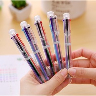 6-in-1 Ballpoint Pen, Ballpoint Pen with 6 Different Colors, Very Convenient