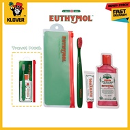 EUTHYMOL | Travel Set / Kit (Toothbrush + ToothPaste 20g + Gargle 15ml) Mini ToothPaste