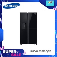 SAMSUNG ตู้เย็น Side by Side  with All-around Cooling , 22.3 คิว (631L) รุ่น RH64A53F12C/ST