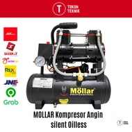 PROMO- MOLLAR KOMPRESOR ANGIN SILENT OILLESS AUTO 10LT/1HP TIPE BLACK PANTHER