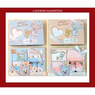 Gift Sets Anakku Tom &amp; Jerry   Newborn 5pcs Baby Girl/Boy Gift Set / Set Hadiah Bayi Perempuan / Lelaki [ 0-6 Months ]