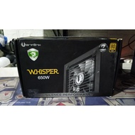 BITFENIX WHISPER 650W 80+ GOLD FULL MODULAR - PSU PURE