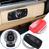 Car Interior Accessories Headlamp Switch Rotary Knob Button Cap Replacement Fit For BMW 5 Series E60