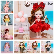 VORTEXPULSE 16cm BJD Doll, Big Eyes 16cm Figure Cute Face BJD Doll, BJD Doll Movable Sweet 13 Joints