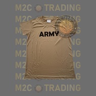 ROUND NECK T SHIRT | DRY FIT | SAF | ARMY UTILITY SHIRT | KHAKI
